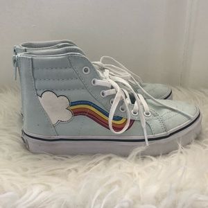 🌈 *Like New* VANS Rainbow Sk8- Hi Zip